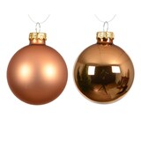 thumbnail of 20 Weihnachtskugeln Glas 6cm matt & glänzend Christbaumkugeln Weihnachtsbaumkugeln Christbaumschmuck Weihnachtsbaumschmuck Weihnachten Brandy