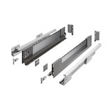 thumbnail of Glas Schubladensystem Vollauszug Soft Close Schubladenauszug L 500mm H 86mm