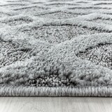 thumbnail of Teppich 3D-Effekt Geo-Muster Skulptural Waschbar Strapazierfähig Wohnzimmer Esszimmer Grau 240x340 cm OEKO-TEX – GENF von Kadima Design