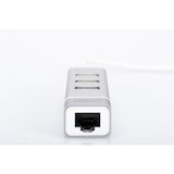 thumbnail of DIGITUS USB 2.0 auf Fast Ethernet Adapter, 3-Port USB Hub