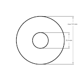 thumbnail of 12 Rollen Versandetiketten 103x199mm 500 Labels