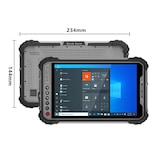 thumbnail of Tablette Windows Résistante 4G 8 Pouces 8GB+256GB Étanche et Antichoc Intel Core i5 WiFi BT RJ-45 Gris Foncé EU YONIS