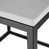thumbnail of Marmor-Beistelltisch Alysia, quadratisch