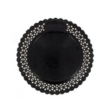 thumbnail of MONOUSO - Pappteller Spitzenpapiere Rund Schwarz 28 cm (10 Stück)