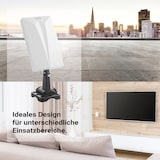 thumbnail of XORO HAN 600 DVB-T2 aktive Antenne integrierter Verstärker LTE 4G Filter Rauschfilter für Innen- & Außenbereich 3 dBi Gewinn 3,5m Kabellänge F-Buc