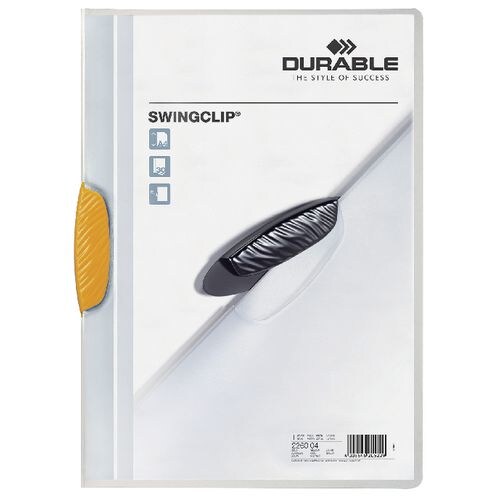 DURABLE Klemmmappe Swingclip DIN A4 Gelb