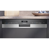 thumbnail of Siemens iQ500, Teilintegrierter Geschirrspüler, 60 cm, Gebürsteter Stahl SN55ES12CE