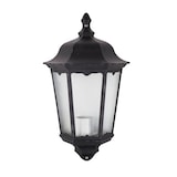 thumbnail of Lanterna Minerva a muro Nero opaco in alluminio pressofuso 22x26xH44cm