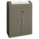 thumbnail of Abfalltrennung TD 2-aspect-plus-, soft-mokka/Edelstahl, verz. Innenbehälter, 2x45 Liter