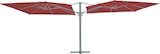thumbnail of METRO Professional Gastro Dubbele Parasol, Aluminium / Polyester, 3 x 3 m, Slinger openingsysteem, waterafstotend, rood / platina