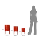 thumbnail of Archi juego de 3 piezas ø 36x56,5-30x48,5-24x37,5 cm