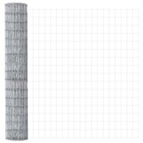 thumbnail of vidaXL Zaun mit Pfosten Silber 1,5 x 10 m Stahl