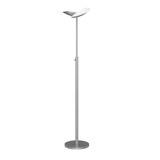 thumbnail of Lampadaire à éclairage indirect Zelux, à LED, coloris gris métal