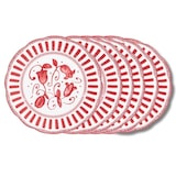 thumbnail of Assiette à dessert Napoli rouge 21 cm x6 -  Rond Porcelaine Table Passion 22.00x22.00 cm