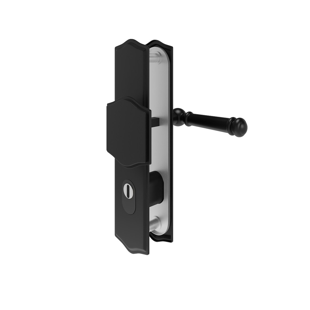 Sicherheits-Türdrücker Messing Schutzbeschlag Griffplatte / Drücker DIN 8/72