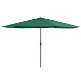 thumbnail of vidaXL Parasol met metalen paal 390 cm groen