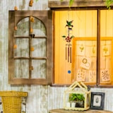 thumbnail of LED Solarleuchte / Windspiel "COLIBRI"