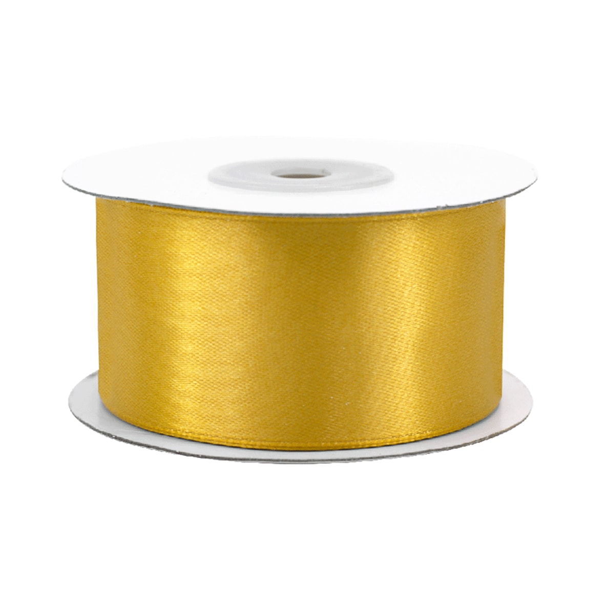 38mm Satinband 25m Schleifenband Geschenkband Dekoband Breites Stoffband Gold