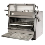 thumbnail of EURAST - Horno de brasa con puerta cristal elevable con rejilla 780x625 - 1000x780x830 mm - 52401005