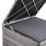 thumbnail of CASARIA® Polyrattan Auflagenbox quadratisch 75x75x70cm grau