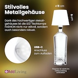 thumbnail of LED Flaschenlampe Bottle Light V2442 – Dimmbare Deko-Leuchte mit 3 Lichtfarben und TOUCH-Funktion für Innen & Außen weiß