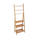 thumbnail of Étagère de rangement 3 niveaux avec Porte-serviette en Bambou H 152 cm