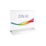 thumbnail of Tischaufsteller »Aluminium Clip« DIN A5 quer