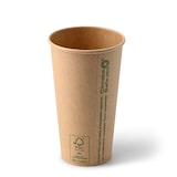 thumbnail of greenbox - Pappbecher 500 ml / 20 oz, Ø 90 mm, braun, 50 St.