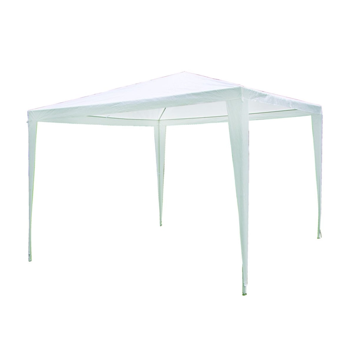 Pavillon Faltpavillon Partyzelt Gartenpavillon 3x3m ohne Seitenwände in weiß