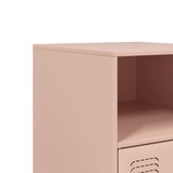 thumbnail of Tables de chevet 2 pcs rose 34,5x39x62 cm acier – Modèle Boréal