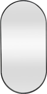 thumbnail of Helloshop26 - Ovaler Wandspiegel 40 x 80 cm matt schwarz