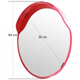 thumbnail of TRUTZHOLM Sicherheitsspiegel rund 60 cm mit schwenkbarer Halterung Verkehrsspiegel