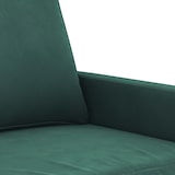 thumbnail of vidaXL Tweezitsbank 120 cm fluweel donkergroen