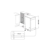 thumbnail of WHIRLPOOL lave-vaisselle 45cm 10 couverts 43db WSFO3T223P