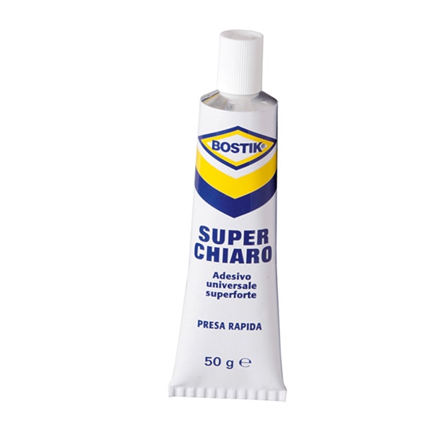 Bostik, Adesivo Superchiaro, universale, 50 gr, trasparente