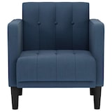 thumbnail of vidaXL Sessel mit Armlehnen Blau 53 cm Stoff