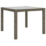 thumbnail of Helloshop26 - Conjunto de comedor de jardín de 3 piezas y cojines en resina tejida gris 02_0014761