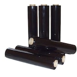 thumbnail of 6x Stretchfolie 23my Schwarz – 500 mm – 1,5 kg/Rolle – Verpackungsfolie – Reißfest & blickdicht– Paletten Stretchfolie