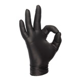 thumbnail of Guantes de Nitrilo Negro Sin Polvo Talla G - 100 UDS