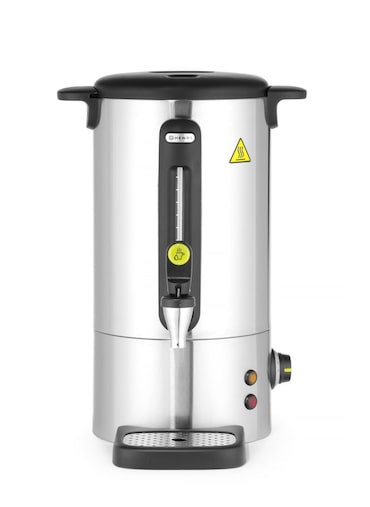 HENDI Warmedranken ketel UNIQ,  designed by Robert Bronwasser, 9L, Zilver, 220-240V/950W, 307x330x(H)450mm