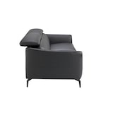 thumbnail of Angel Cerdá  Sofá de 2 lugares estofado em couro de vaca preto com estrutura de madeira de pinho natural  6058C