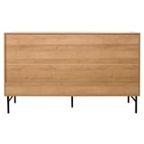 thumbnail of Aparador HWC-M50, mueble cajonera aparador alto, madera maciza mango 94x151x40cm ~ natural