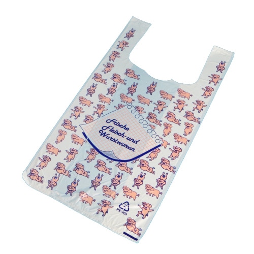 2000 Hemdchentragetaschen Hemdchentüten ND 25+12x46cm "Kleine Schweinchen" 12my