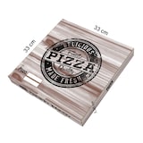 thumbnail of VASOMADRID S.L., Caja pizza kraft, 33x33x3.5 cm, Paquete de 100 uds, ref. h33k