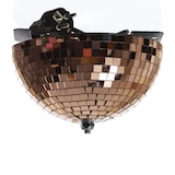 thumbnail of Spiegelkugel halb 20cm Discokugel Spiegel-Halbkugel mit Motor kupfer