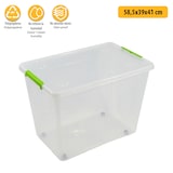 thumbnail of Artplast - Transparante doos met wielen en haaksluiting 585x390xH410 mm