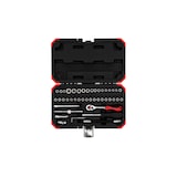 thumbnail of GEDORE red Steckschlüssel-Satz 1/4" 4-14mm 46-teilig, R49003046