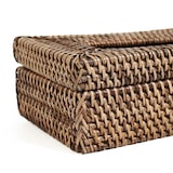 thumbnail of Bazar Bizar Boîte à mouchoirs en rotin 27x14 cm naturel marron