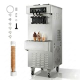 thumbnail of Máquina de Helado Soft de pie, 3 boquillas, 28L/h con bomba de aire y sistema de prerenfriamiento