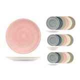 thumbnail of H&H, servizio tavola 18 pezzi Harper, set tavola colorato, in stoneware decorato